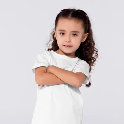 Playera Cuello Redondo Manga Corta Unisex para Bebé
